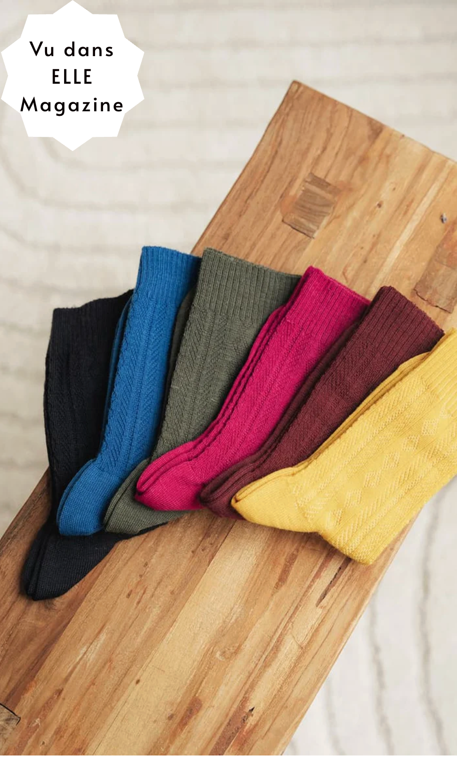 Chaussettes dépareillées yvo & moi : style audacieux et made in France