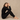Leggings sous vetement thermique femme noir en laine mérinos et soie