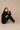 Leggings sous vetement thermique femme noir en laine mérinos et soie