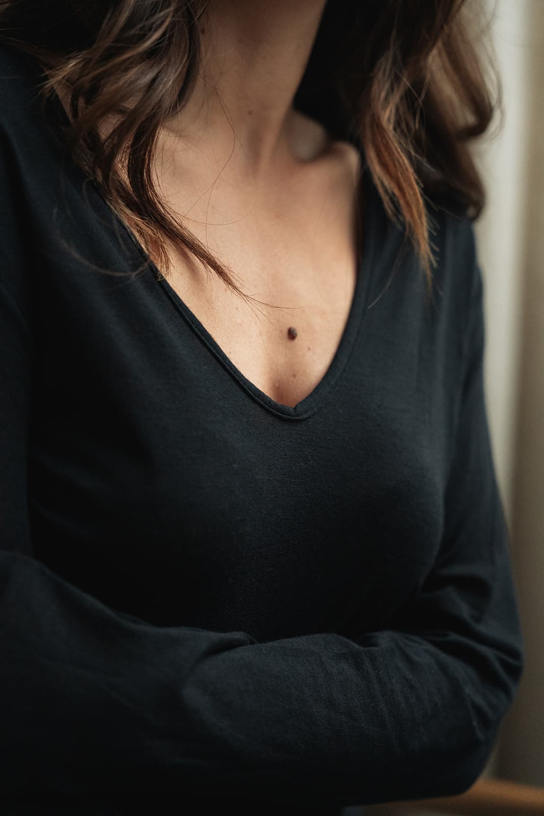 sous-pull cachemire, Cassius - Noir